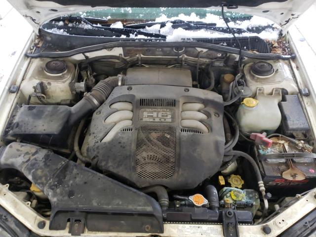 4S3BH896817622524 - 2001 SUBARU LEGACY OUTBACK H6 3.0 VDC WHITE photo 11