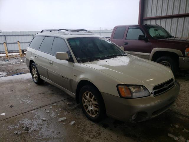 4S3BH896817622524 - 2001 SUBARU LEGACY OUTBACK H6 3.0 VDC WHITE photo 4