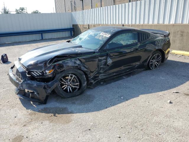 1FA6P8TH7F5323100 - 2015 FORD MUSTANG BLACK photo 1