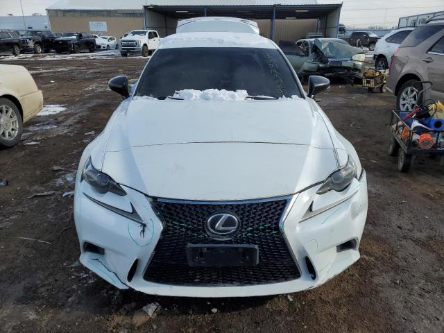 JTHCF1D2XF5023891 - 2015 LEXUS IS 250 WHITE photo 5