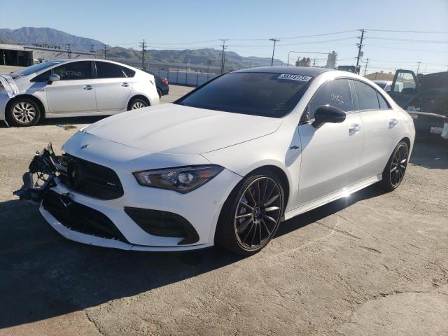 W1K5J5BB0NN307148 - 2022 MERCEDES-BENZ CLA AMG 35 4MATIC WHITE photo 1