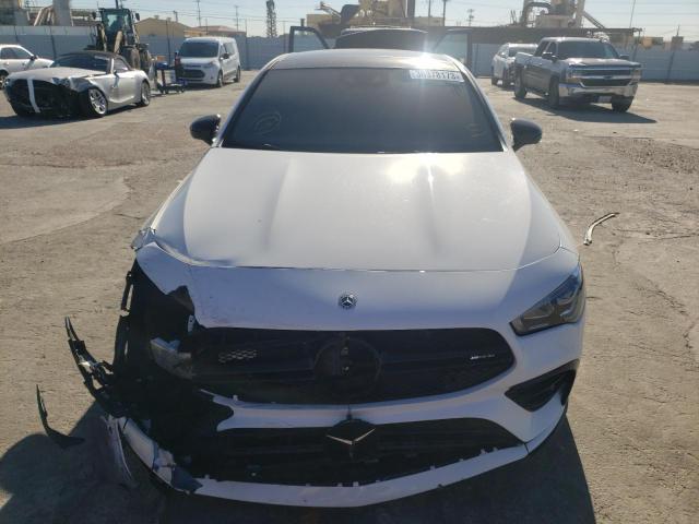 W1K5J5BB0NN307148 - 2022 MERCEDES-BENZ CLA AMG 35 4MATIC WHITE photo 5