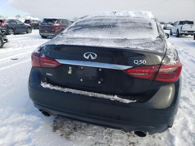 JN1EV7AR7KM555605 - 2019 INFINITI Q50 LUXE BLACK photo 6