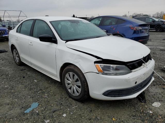 3VW2K7AJ3CM370893 - 2012 VOLKSWAGEN JETTA BASE WHITE photo 4