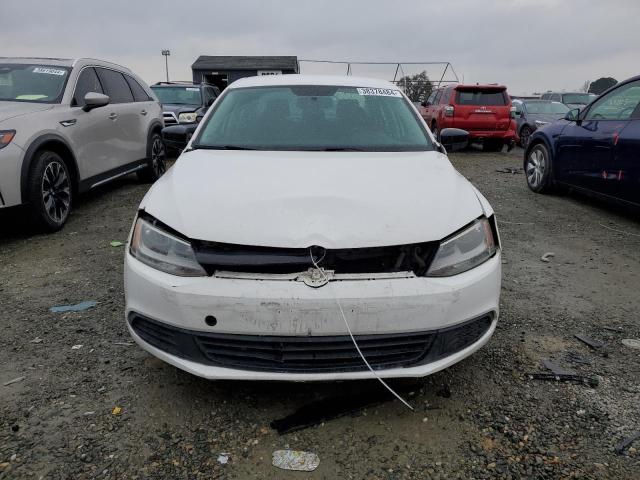 3VW2K7AJ3CM370893 - 2012 VOLKSWAGEN JETTA BASE WHITE photo 5