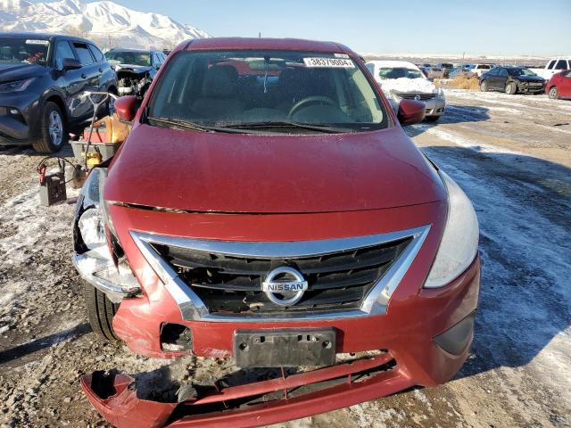 3N1CN7AP5JL804420 - 2018 NISSAN VERSA S RED photo 5