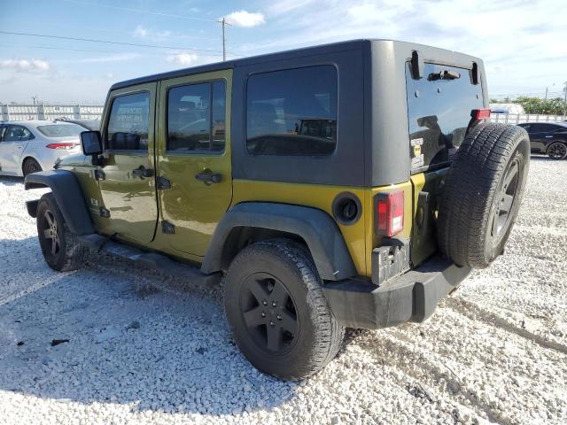 1J4GA39148L547155 - 2008 JEEP WRANGLER U X GREEN photo 2