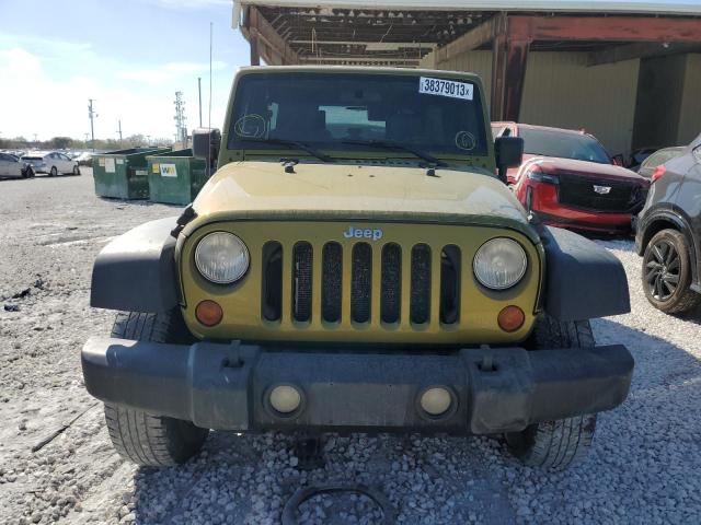 1J4GA39148L547155 - 2008 JEEP WRANGLER U X GREEN photo 5