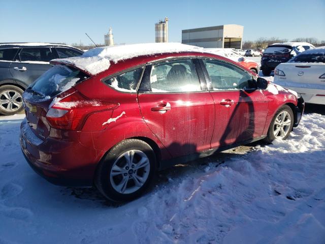 1FADP3K22EL436244 - 2014 FORD FOCUS SE MAROON photo 3