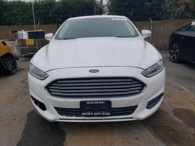 3FA6P0LU1ER229269 - 2014 FORD FUSION SE HYBRID WHITE photo 5