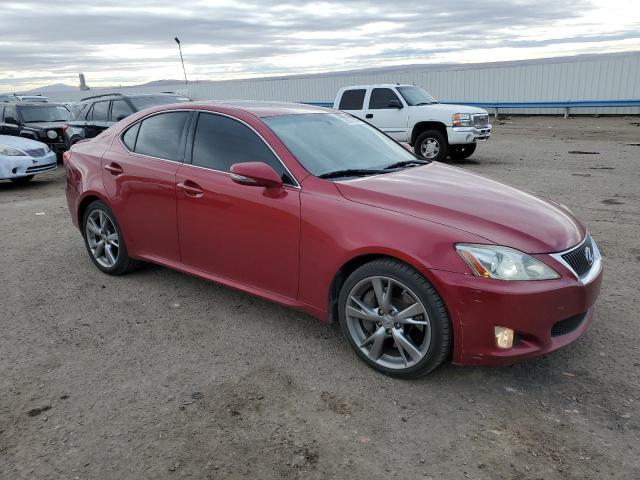 JTHBE5C21A5024458 - 2010 LEXUS IS 350 BURGUNDY photo 4