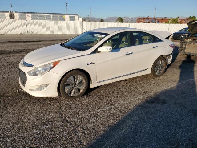 KMHEC4A4XDA101192 - 2013 HYUNDAI SONATA HYBRID WHITE photo 1