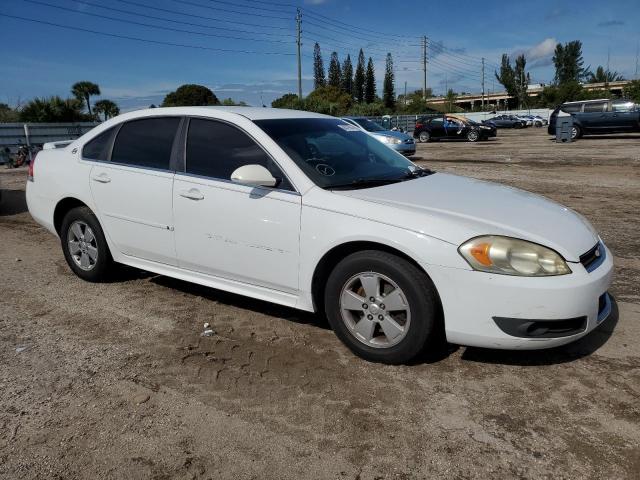 2G1WB5EK6A1167568 - 2010 CHEVROLET IMPALA LT WHITE photo 4