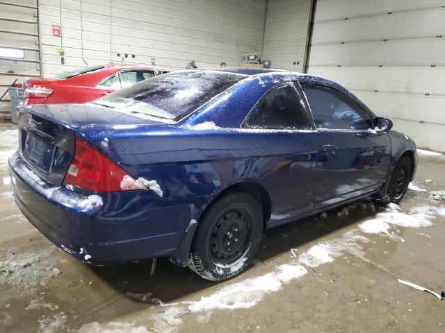 1HGEM22921L006627 - 2001 HONDA CIVIC SI BLUE photo 3