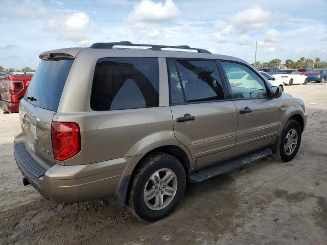 5FNYF18415B030132 - 2005 HONDA PILOT EX TAN photo 3