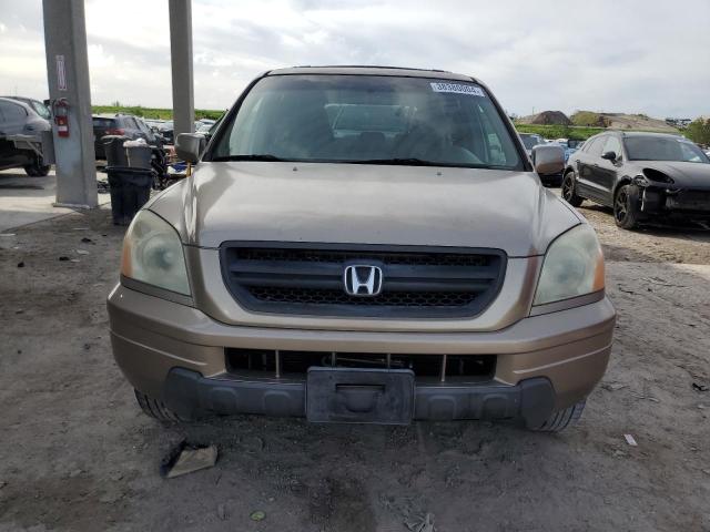 5FNYF18415B030132 - 2005 HONDA PILOT EX TAN photo 5