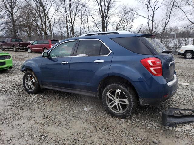 2GNALDEK4H6210608 - 2017 CHEVROLET EQUINOX PREMIER BLUE photo 2