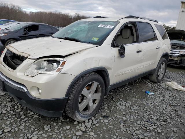 1GKKVRED7CJ321286 - 2012 GMC ACADIA SLT-1 WHITE photo 1