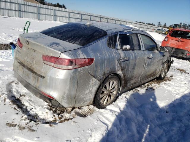 5XXGT4L33GG077201 - 2016 KIA OPTIMA LX SILVER photo 3