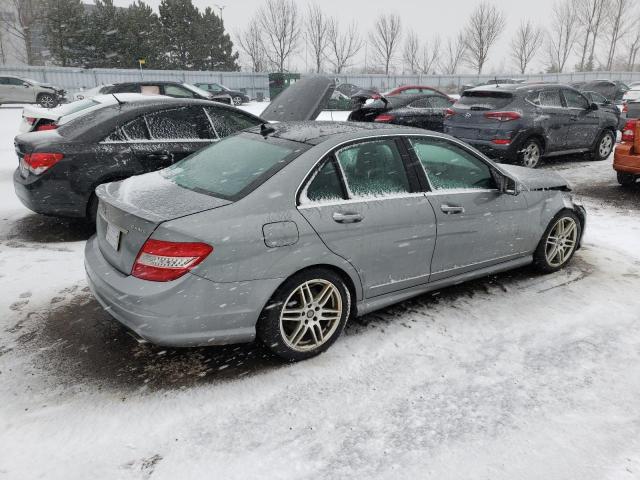 WDDGF8HBXBA510621 - 2011 MERCEDES-BENZ C 350 4MATIC GRAY photo 3