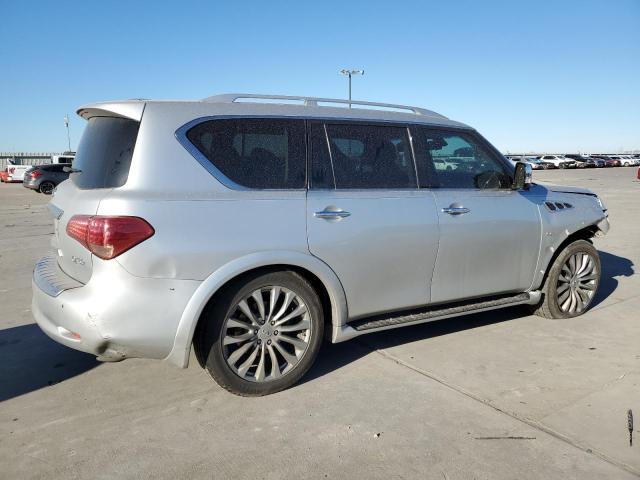 JN8AZ2NF6G9610482 - 2016 INFINITI QX80 SILVER photo 3