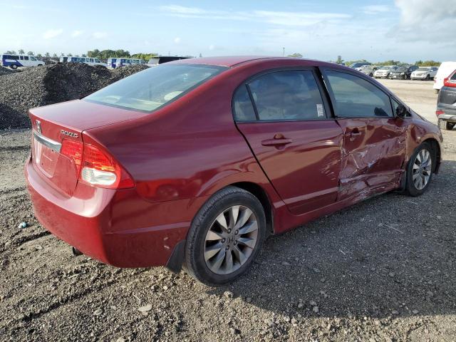 2HGFA16879H528364 - 2009 HONDA CIVIC EX RED photo 3