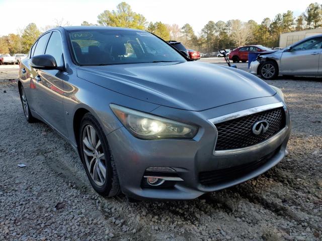 JN1BV7AP2EM681716 - 2014 INFINITI Q50 BASE/P BASE GRAY photo 1