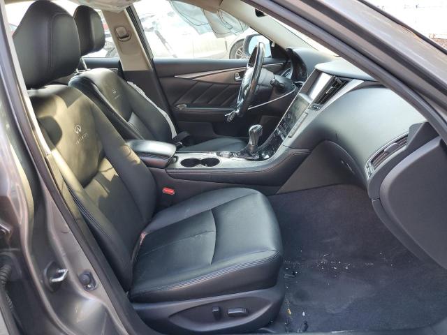 JN1BV7AP2EM681716 - 2014 INFINITI Q50 BASE/P BASE GRAY photo 5