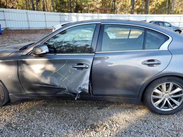 JN1BV7AP2EM681716 - 2014 INFINITI Q50 BASE/P BASE GRAY photo 9