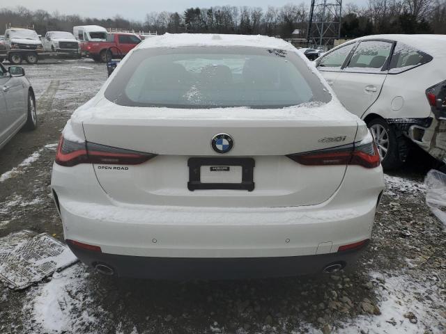 WBA63AV0XNFL96214 - 2022 BMW 430I GRAN COUPE WHITE photo 6