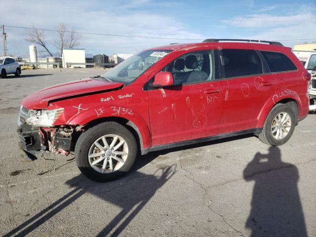 3C4PDCBGXGT224159 - 2016 DODGE JOURNEY SXT RED photo 1