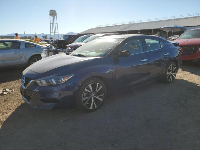 1N4AA6AP4JC399064 - 2018 NISSAN MAXIMA 3.5S BLUE photo 1