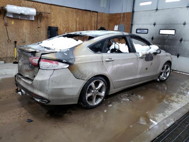 3FA6P0H95FR216689 - 2015 FORD FUSION SE BURN photo 3