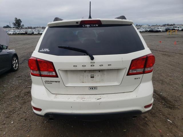 3C4PDDBG9CT293344 - 2012 DODGE JOURNEY SXT WHITE photo 6