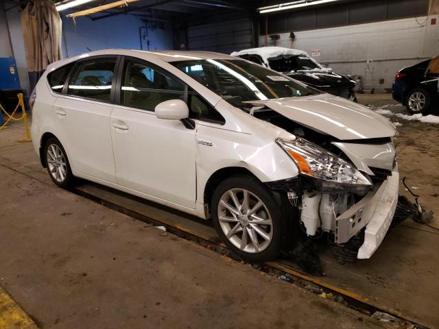 JTDZN3EU8EJ002652 - 2014 TOYOTA PRIUS V WHITE photo 4