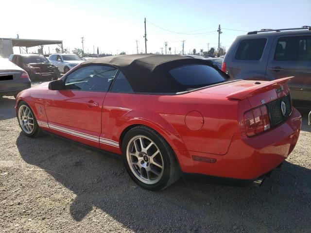 1ZVHT89S685197457 - 2008 FORD MUSTANG SHELBY GT500 RED photo 2