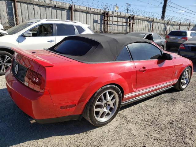 1ZVHT89S685197457 - 2008 FORD MUSTANG SHELBY GT500 RED photo 3