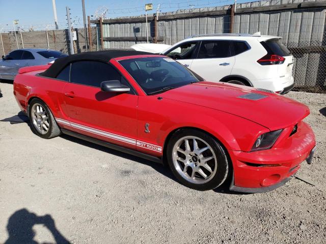 1ZVHT89S685197457 - 2008 FORD MUSTANG SHELBY GT500 RED photo 4