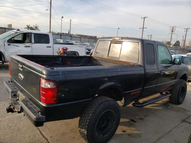 1FTYR14E53PB67941 - 2003 FORD RANGER SUPER CAB BLACK photo 3