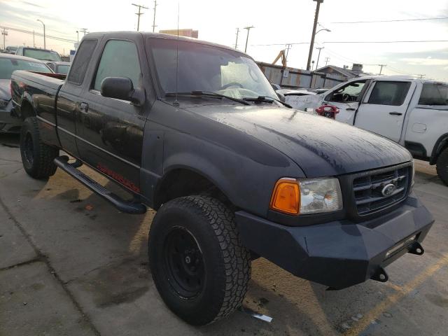 1FTYR14E53PB67941 - 2003 FORD RANGER SUPER CAB BLACK photo 4