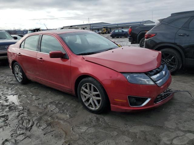 3FAHP0JA1AR393505 - 2010 FORD FUSION SEL RED photo 4