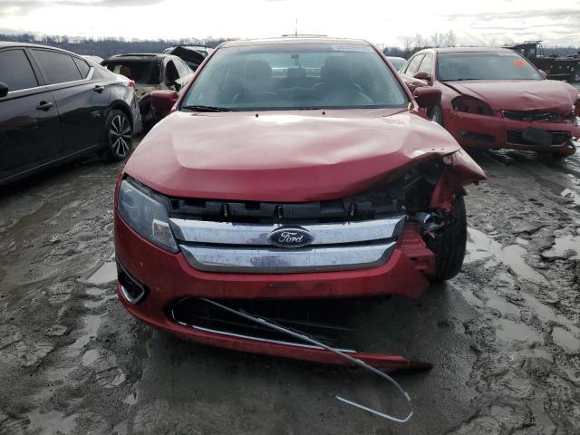 3FAHP0JA1AR393505 - 2010 FORD FUSION SEL RED photo 5