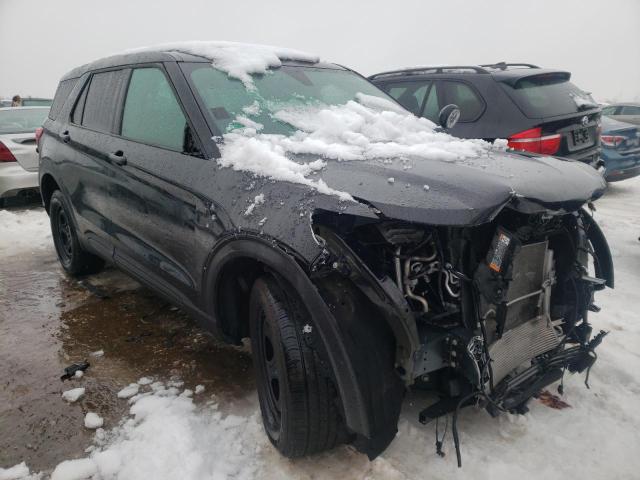 1FM5K8AB2LGC01064 - 2020 FORD EXPLORER POLICE INTERCEPTOR 黑色 照片 4