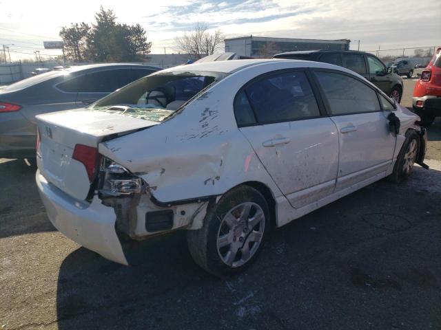 1HGFA16536L125258 - 2006 HONDA CIVIC LX WHITE photo 3