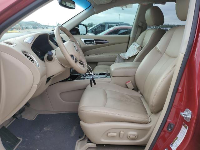 5N1AR2MN1FC707221 - 2015 NISSAN PATHFINDER S Rot Foto 7