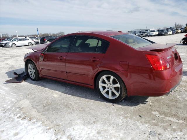 1N4BA41E48C837776 - 2008 NISSAN MAXIMA SE RED photo 2