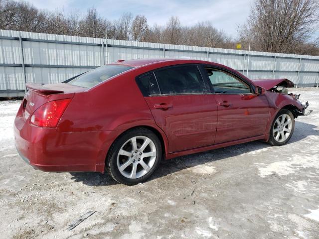 1N4BA41E48C837776 - 2008 NISSAN MAXIMA SE RED photo 3