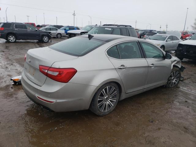 KNALN4D78E5152709 - 2014 KIA CADENZA PREMIUM SILVER photo 3