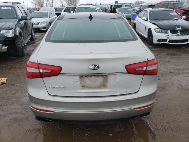 KNALN4D78E5152709 - 2014 KIA CADENZA PREMIUM SILVER photo 6