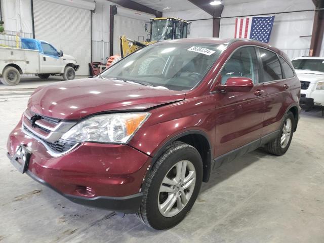 5J6RE4H7XAL045331 - 2010 HONDA CR-V EXL BURGUNDY photo 1